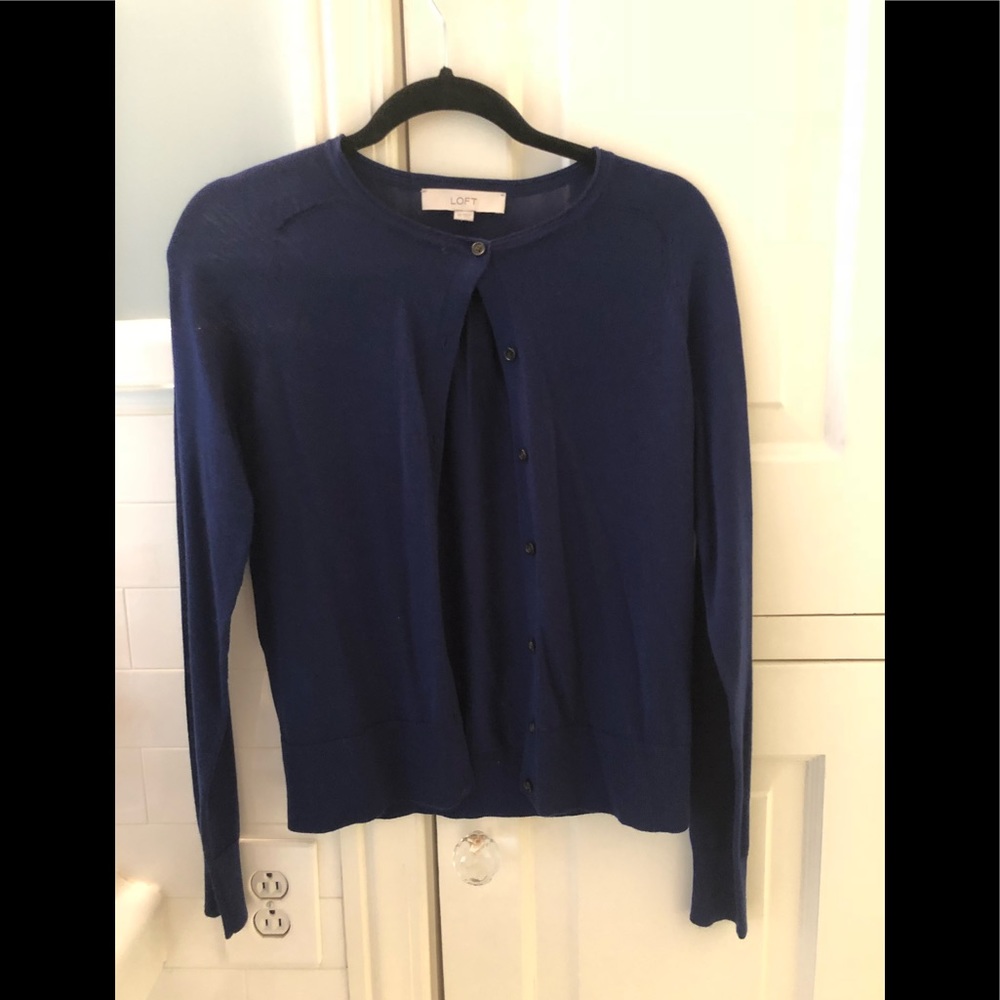 blue sweater